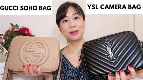 gucci soho disco vs saint laurent camera|YSL Lou Camera Bag vs GUCCI Soho Disco .